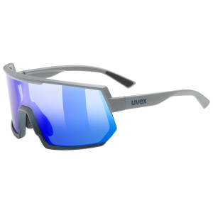 Glasses Uvex Sportstyle 235 rhino-deep space mat / mirror blue