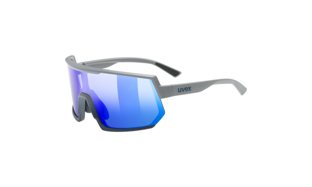 Glasses Uvex Sportstyle 235 rhino-deep space mat / mirror blue - 5