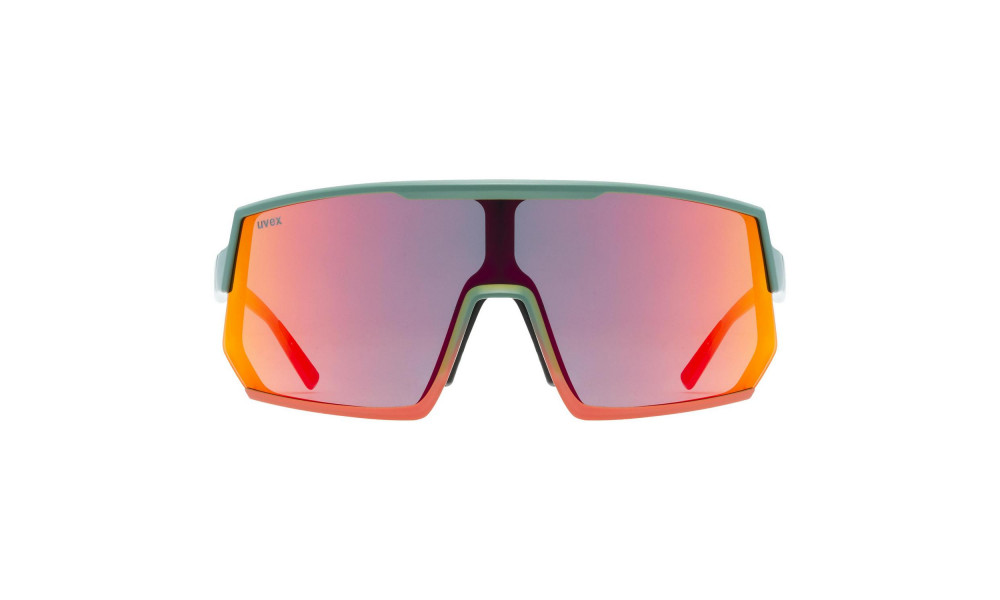 Glasses Uvex Sportstyle 235 moss grapefruit / mirror red - 1