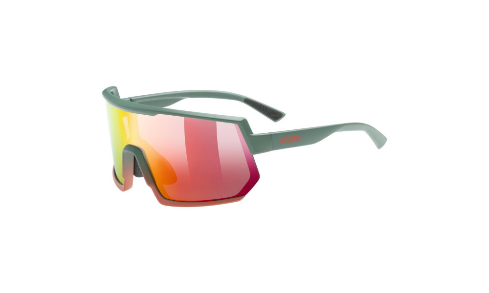 Glasses Uvex Sportstyle 235 moss grapefruit / mirror red - 5