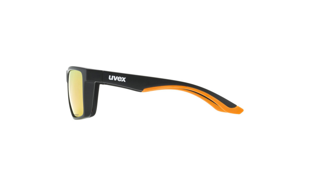 Glasses Uvex lgl 50 CV black mat / mirror champagne - 3