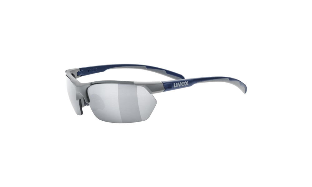 Glasses Uvex Sportstyle 114 rhino-deep space mat / litemirror silver - 6