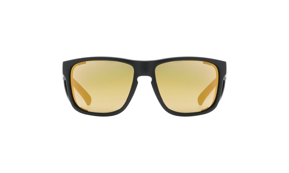 Очки Uvex Sportstyle 312 black mat-gold / mirror gold - 2