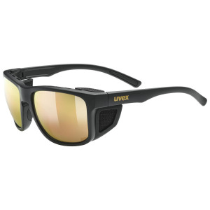 Glasses Uvex Sportstyle 312 black mat-gold / mirror gold