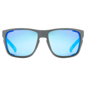 Glasses Uvex Sportstyle 312 rhino mat / mirror blue