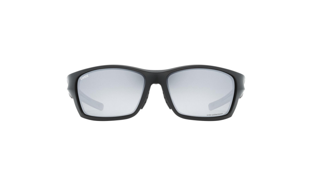 Glasses Uvex Sportstyle 232 P black mat / mirror silver - 1