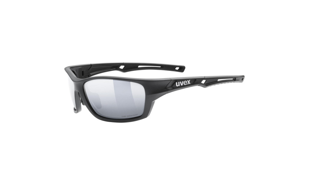 Очки Uvex Sportstyle 232 P black mat / mirror silver - 5