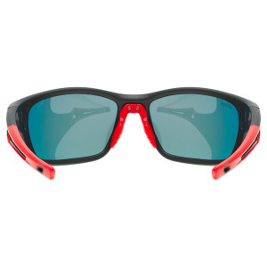 Glasses Uvex Sportstyle 232 P black mat red / mirror red