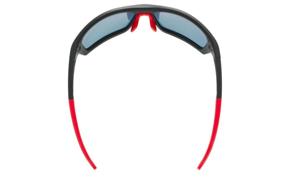 Glasses Uvex Sportstyle 232 P black mat red / mirror red - 4