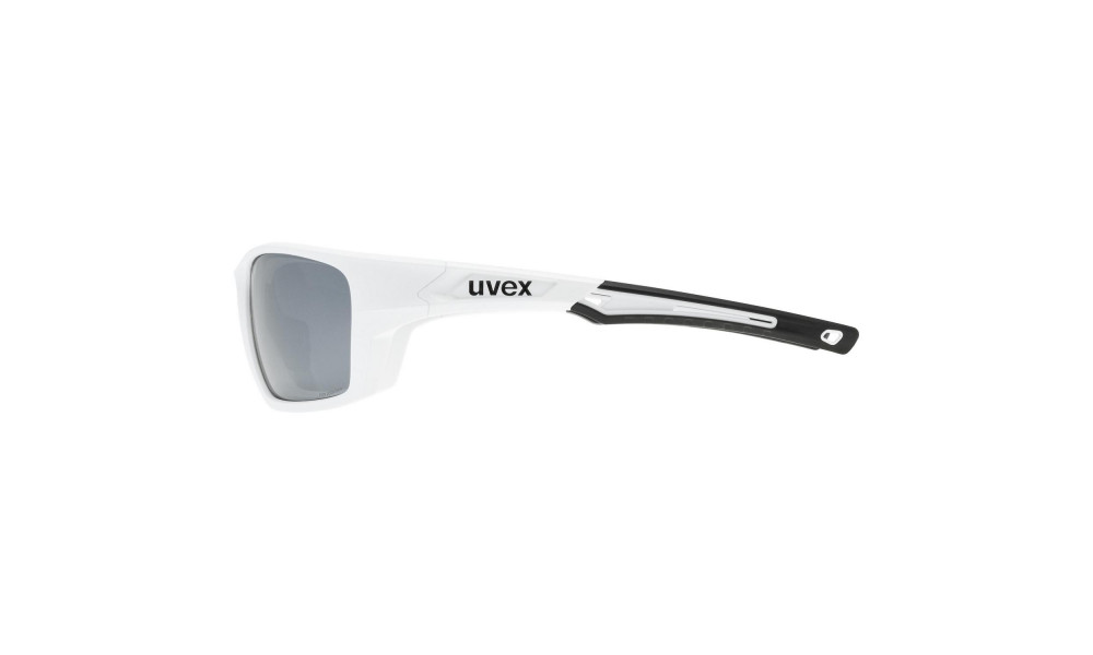 Glasses Uvex Sportstyle 232 P white mat / mirror silver - 3