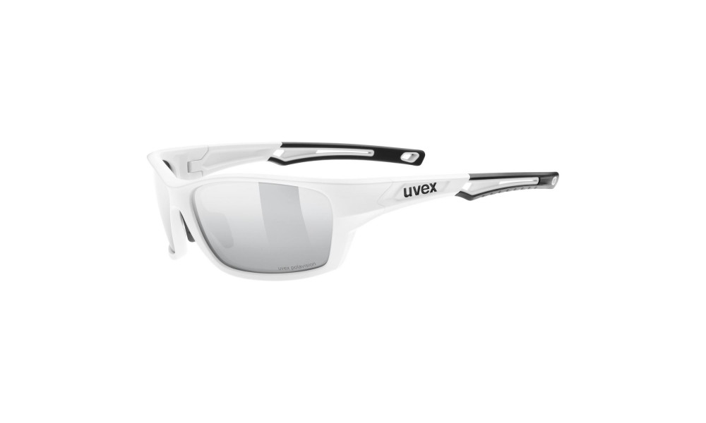 Очки Uvex Sportstyle 232 P white mat / mirror silver - 5