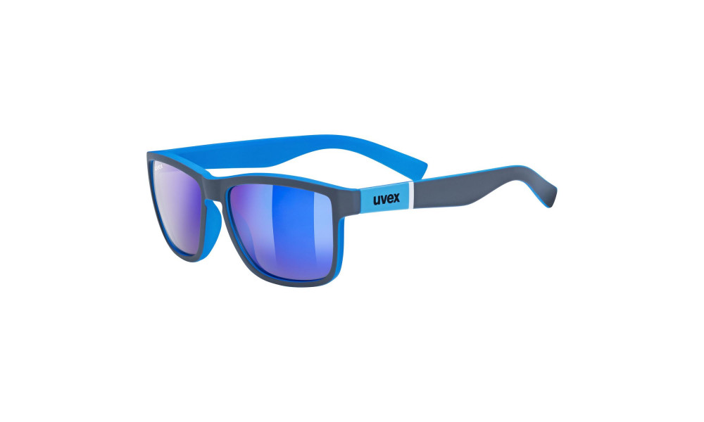 Glasses Uvex lgl 39 grey mat blue / mirror blue - 5