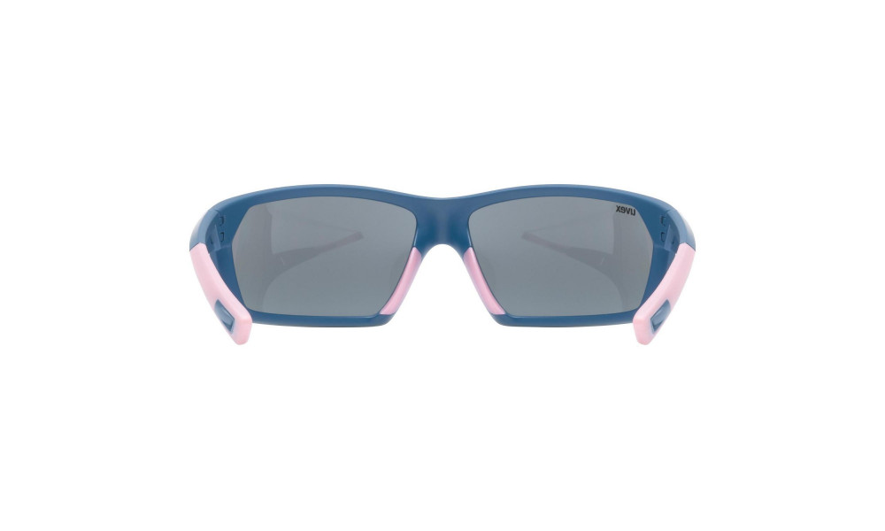 Glasses Uvex Sportstyle 225 blue mat-rose / litemirror silver - 2