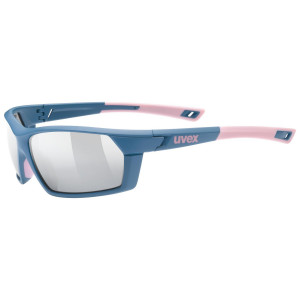 Очки Uvex Sportstyle 225 blue mat-rose / litemirror silver