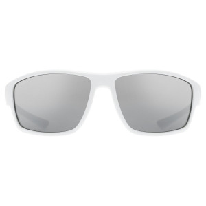 Glasses Uvex Sportstyle 230 white mat / litemirror silver