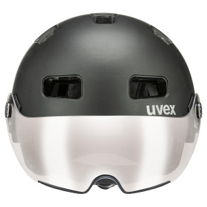 Helmet Uvex Rush visor black-silver mat