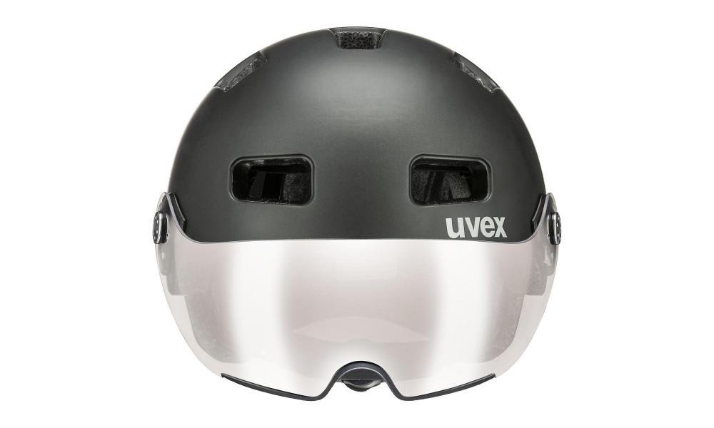 Helmet Uvex Rush visor black-silver mat - 2