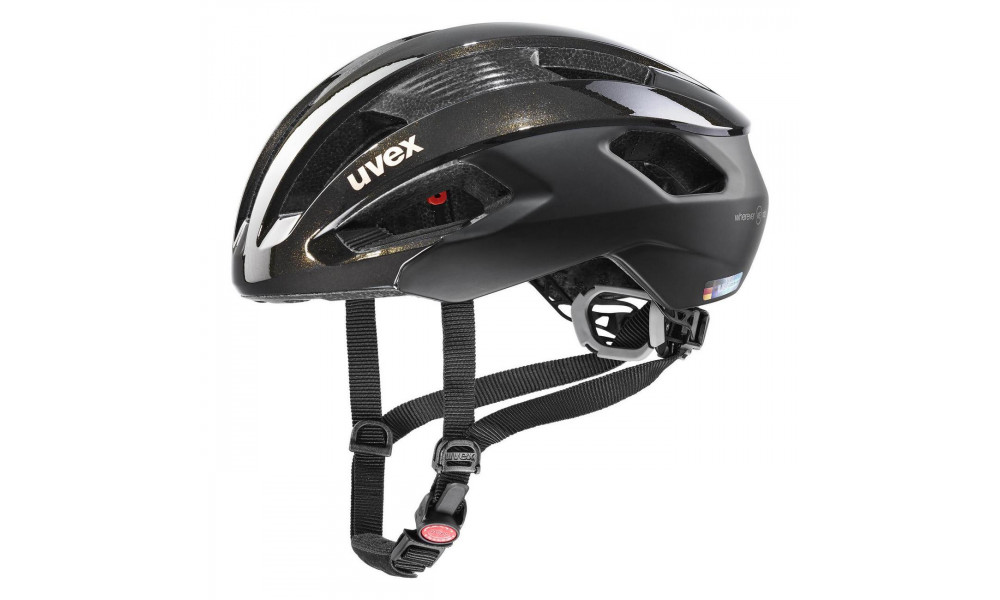 Helmet Uvex Rise cc black goldflakes WE - 5