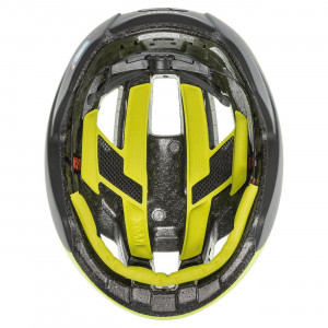 Helmet Uvex Rise cc neon yellow-black mat-52-56CM