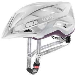 Шлем Uvex City active silver plum mat