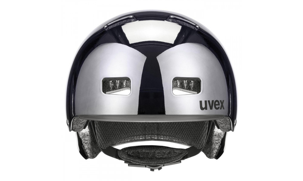 Helmet Uvex hlmt 5 bike pro gunmetal chrome - 2