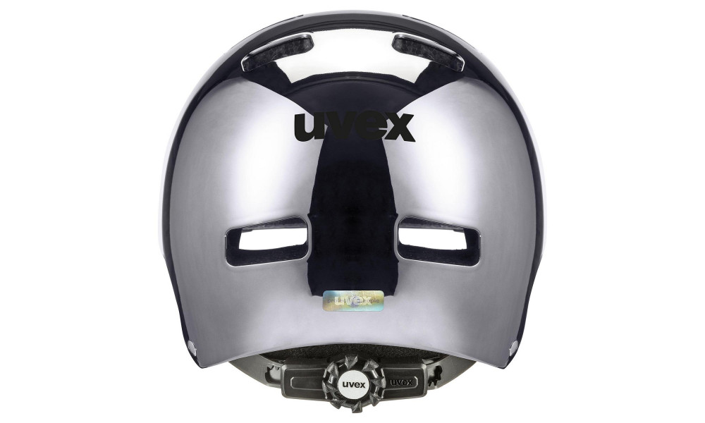 Helmet Uvex hlmt 5 bike pro gunmetal chrome - 4