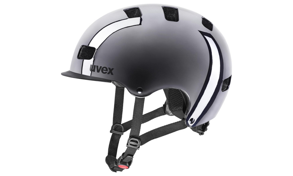 Helmet Uvex hlmt 5 bike pro gunmetal chrome - 5