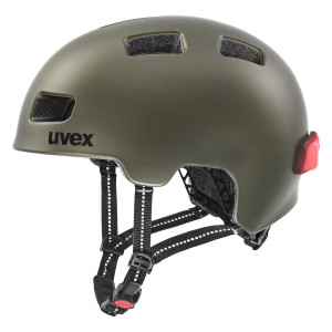 Helmet Uvex City 4 green smoke mat