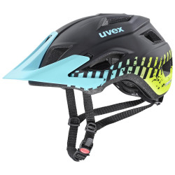 Helmet Uvex Access black aqua lime mat