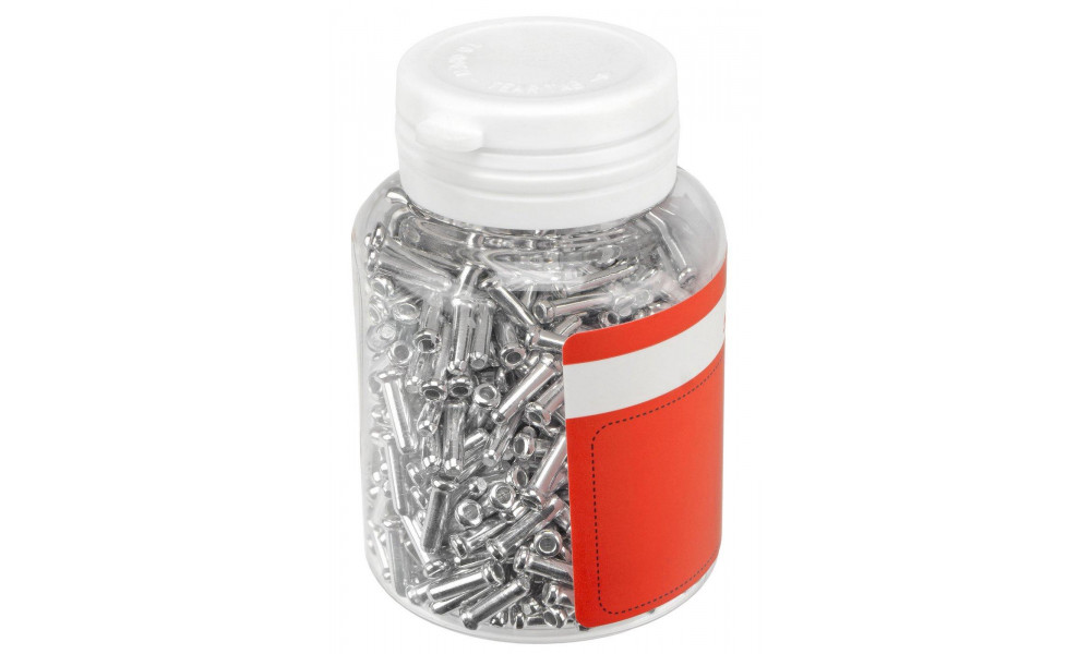 Наконечники троса SunRace INB60 Alu 1.8mm (500 pcs. bottle) 