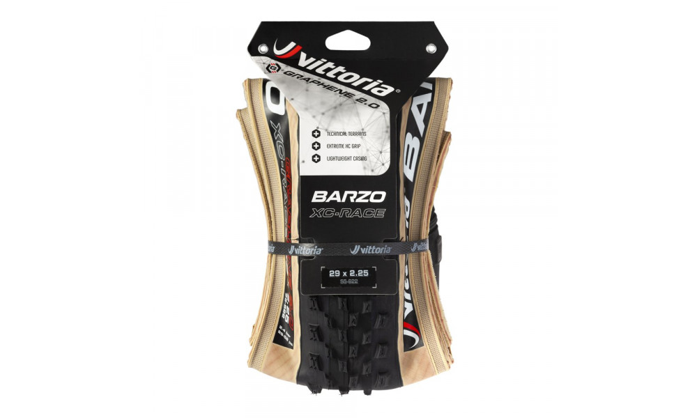 Tire 29" Vittoria Barzo TLR Fold 29x2.25 / 55-622 tan - 2