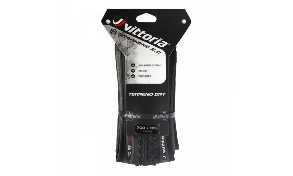 Tire 28" Vittoria Terreno Dry TNT Fold 700x33c / 33-622 anthracite - 3