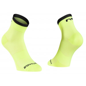Socks Northwave Origin yellow fluo-black