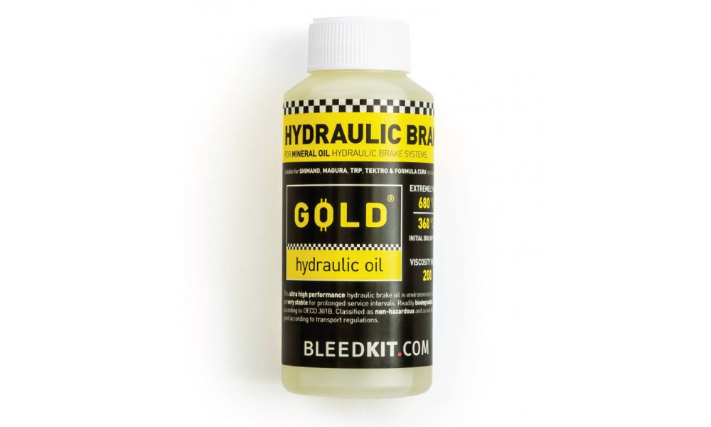 Тормозная жидкость минеральная Bleedkit GOLD 100ml 