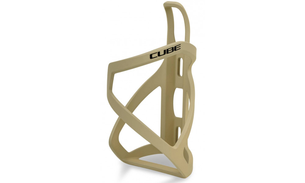 Bottle cage Cube HPP Left-Hand Sidecage matt desert'n'glossy black 