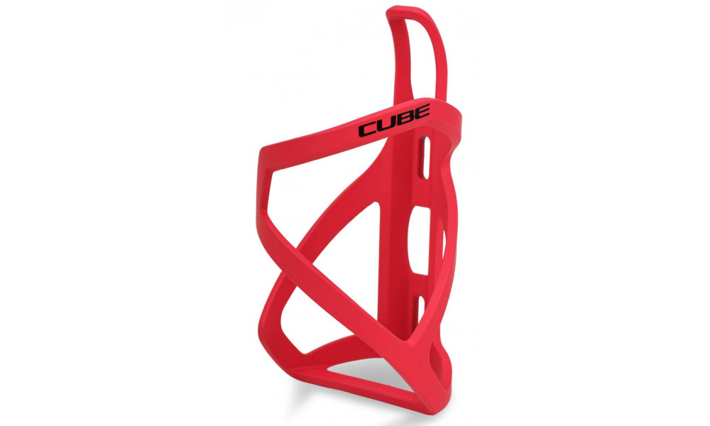 Держатель фляги Cube HPP Left-Hand Sidecage matt red'n'glossy black 