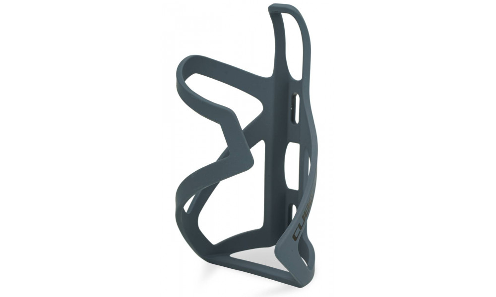 Bottle cage Cube HPP Sidecage matt grey'n'glossy black 