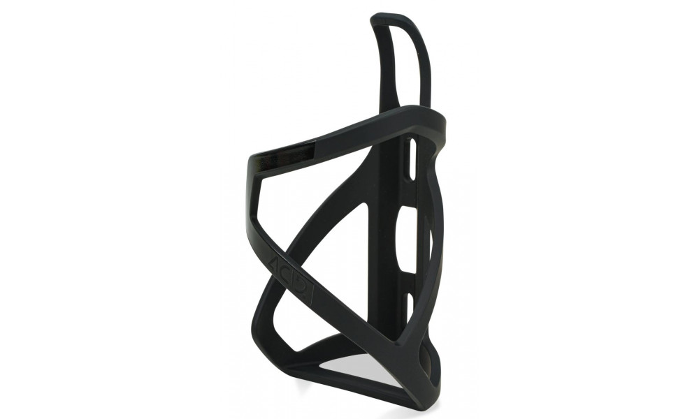 Bottle cage ACID HPP Left-Hand Sidecage matt black'n'glossy black 