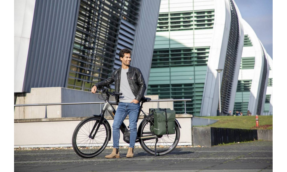 Panniers New Looxs Odense Double 39L green (pair) - 4