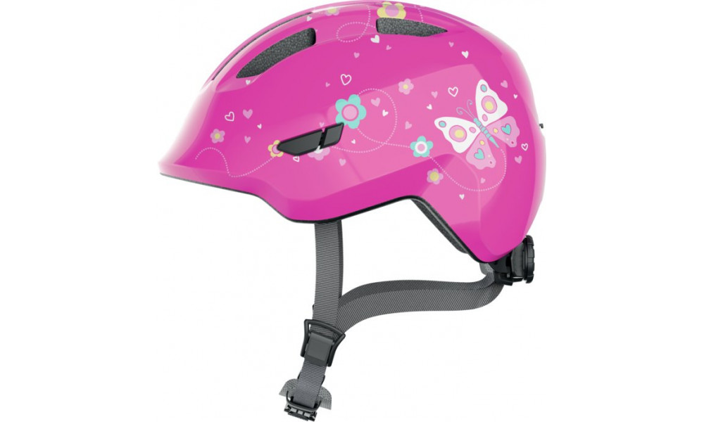 Helmet Abus Smiley 3.0 pink butterfly - 4