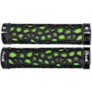 Ручки руля ProX GP-53 130mm Lock-on green-black