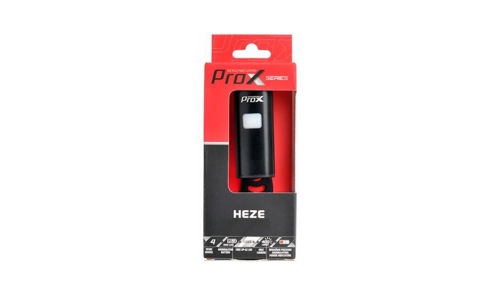 Передняя лампа  ProX Heze 400Lm USB - 1