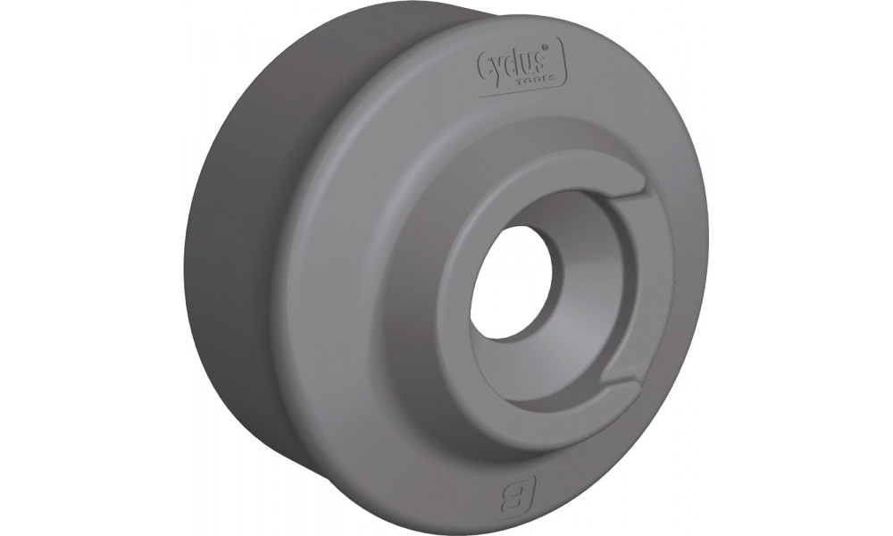 Часть ремонтной стойки Cyclus Tools axle support adapter B short slotted plastic (290012) 