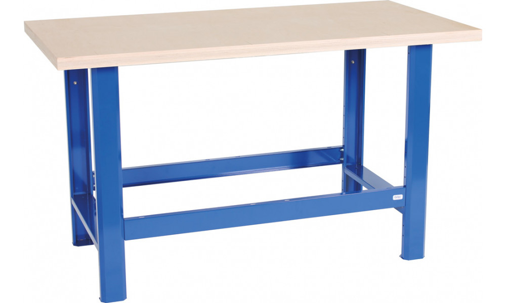 Workshop table Cyclus Tools Rectangle without cabinet and accessories 1500x750x895mm (720640) 