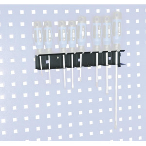 Workshop table part Cyclus Tools holder for screw drivers for perforated wall 720643 (720657)