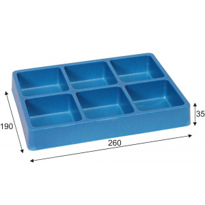 Часть для рабочего стола Cyclus Tools Tray with 6 compartments (720672)