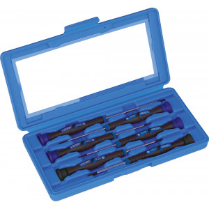 Źīģļėåźņ źėž÷åé Cyclus Tools screwdrivers for precision mechanics in plastic box (720532)