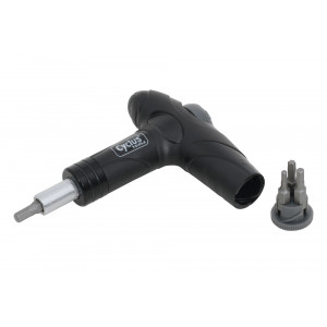 Tool Cyclus Tools Torque T-spanner adjustable 4/5/6Nm with Hex 3/4/5mm and Torx T25 bits (720636)
