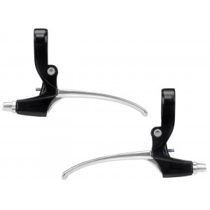 Тормозные ручки Saccon Italy City 4-finger Alu black/silver (пара)