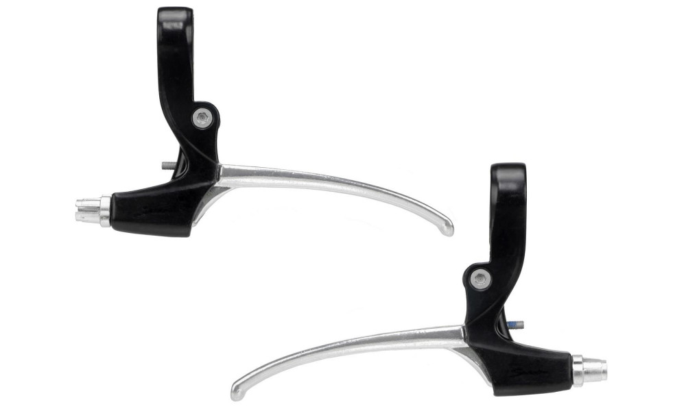 Brake levers Saccon Italy City 4-finger Alu black/silver 